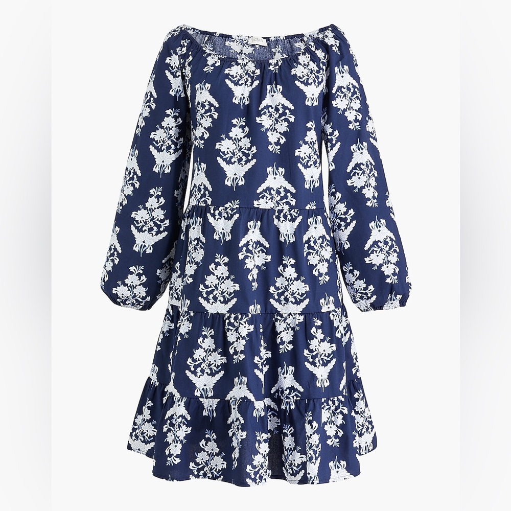 EUC JCrew Poplin Floral Dress